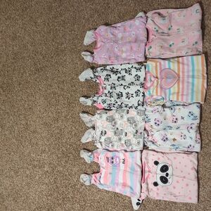 Kids Pajama Set - Pink, White, and Multicolor